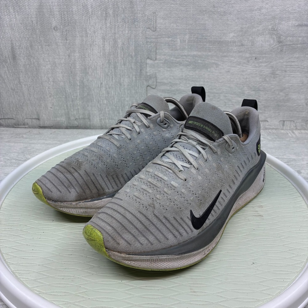 Nike ReactX Infinity Run 4 Mens 11 Grey Black Running Shoes DR2665-002